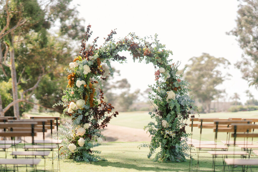 wedding floral arch design